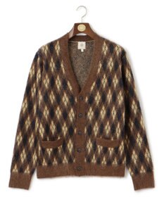 J.PRESS MEN 【WEB限定カラー有】モヘアヤーン アーガイルカーディガン
