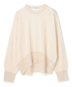 BEIGE， 【洗える】LA MONNAIE / モヘアMIXクルーネックニット