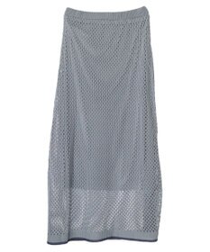 CRAFT STANDARD BOUTIQUE 配色メッシュニットスカート