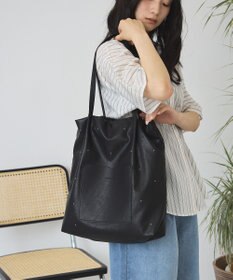 AMERICAN HOLIC スタッズポケットA4トートバッグ