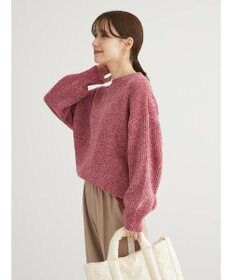 Green Parks ベロアモールニットプルオーバー