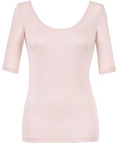 Wing インナー 【綿の贅沢オーガニック】 オーガニックコットン混素材 さらっと薄くて軽い ５分袖 EL1556 ウイング／ワコール