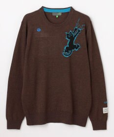PW CIRCULUS 【MEN】Spark cat クルーネックニット ゴルフ