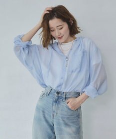 WEGO 【2026年春夏新作】シアーフードシャツ