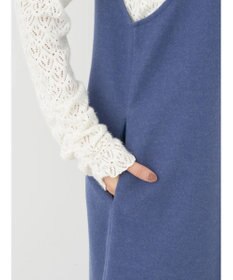 earth music&ecology 前後２ｗａｙ圧縮ニットジャンスカ