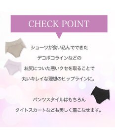 BRADELIS New York 【BRADELIS New York / 育尻・伸びる・綿混・深め】モモパンツ・ハイレグショーツ#303 シリーズ140万枚突破 補正ショーツ