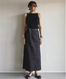 woadblue サイズ追加 ＜坪田あさみさんコラボ＞デニムラップスカート