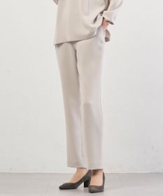 J.PRESS LADIES 【セットアップ対応】セラテリーダブルクロス テーパード パンツ グレージュ系