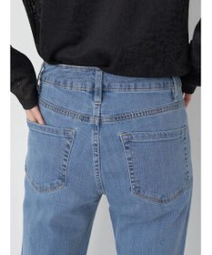 earth music&ecology セルフカットフレアデニムパンツ