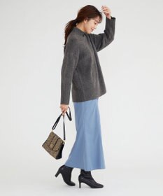 Feroux 【洗える】シュリンクマーメイド スカート