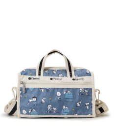 LeSportsac MINI DUFFEL CROSSBODY/ピーナッツハッピーパルズ