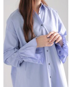 Te chichi ピンタックフレアカフスシャツ