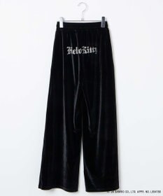 WEGO 【サンリオ】HELLOKITTYコラボベロアパンツ