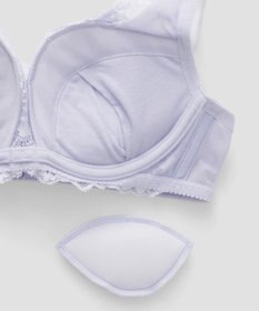 San-ai Resort（三愛水着楽園） 【northerly bra フィットシリーズ 谷間メイク】 カシュクールレースモールド ブラジャー＆ショーツSet B～Fカップ