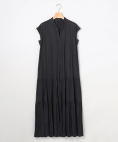 組曲 S 【WEB限定】ギャザーライトデシン ティアードワンピース