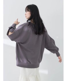earth music&ecology 袖スリットスウェット