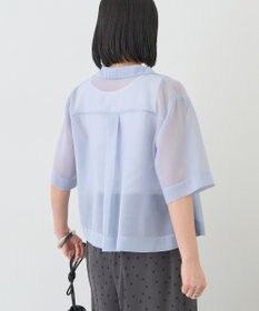 AMERICAN HOLIC シアーショート丈開襟シャツ