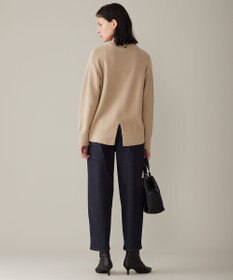 自由区 S 【洗える】スパングルミドルゲージ ニット