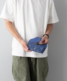 MIYABIYA La quoh with kirakaracho 角つなぎ プリントレザー 眼鏡ケース