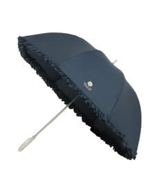MOONBAT 【日傘】ポール & ジョー (PAUL & JOE　ACCESSOIRES) クリザンテームワンポイント フリル 雨の日OK スライド式 一級遮光 遮熱 UV