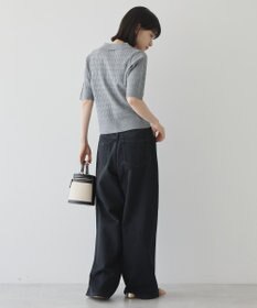 AMERICAN HOLIC 【2WAY】金ボタン衿付きケーブルプルオーバー