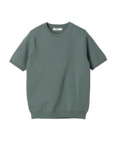 earth music&ecology 総針クルーネックハンソデプルオーバー