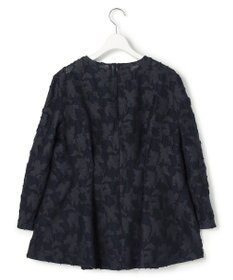 23区 【先行予約】ボタニカル カットジャガード ペプラムブラウス