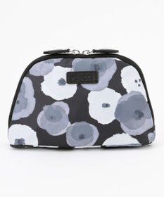 Y'SACCS 総柄プリントハーフムーンポーチ