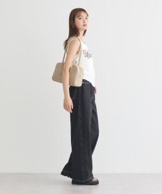 earth music&ecology サイドチュールデニムパンツ