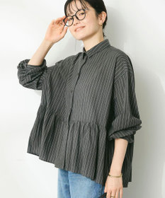 CRAFT STANDARD BOUTIQUE ペプラムブラウス（長袖）