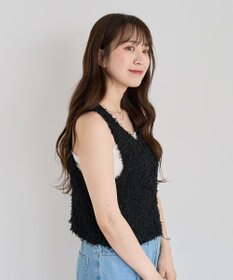 Green Parks ・ｓｗｉｎｇ　ｂｙ　２ｗａｙチュールヤーンベスト