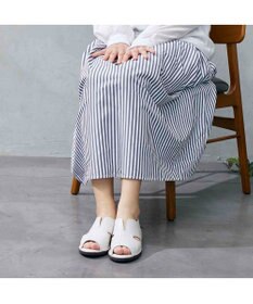 ing <ing>【サスティナブルシリーズ】サイドオープンサンダル