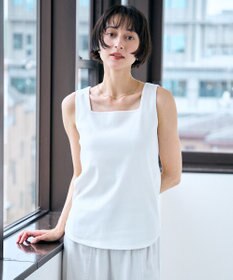 ANY 2WAYネックタンクトップ ホワイト