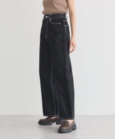 earth music&ecology サイドチュールデニムパンツ