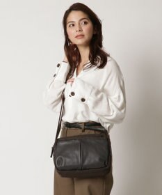 Y'SACCS ナイロン×牛革コンビシリーズ　ショルダー