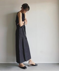 woadblue サイズ追加 ＜坪田あさみさんコラボ＞デニムラップスカート