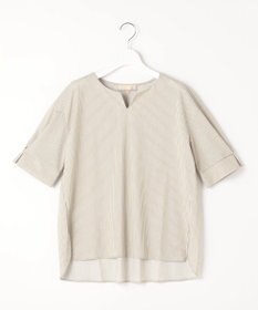 自由区 【WEB限定・洗える・XSサイズあり】トリコットジャージー カットソー