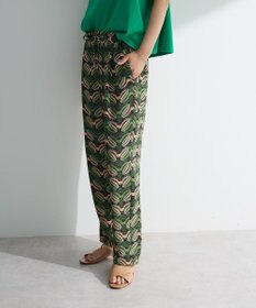 Green Parks 柄イージーパンツⅢ（テーパード）