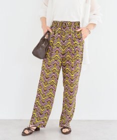 Green Parks 柄イージーパンツⅢ（テーパード）