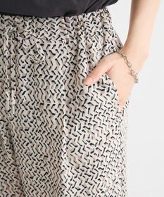 Green Parks 柄イージーパンツⅢ（テーパード）