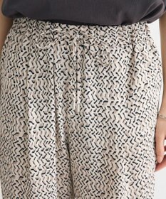 Green Parks 柄イージーパンツⅢ（テーパード）