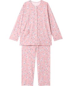 Wing ウイング スリープ パジャマ 長袖 長ズボン 綿レーヨン天竺素材 レディース EP8022 ウイング／ワコール