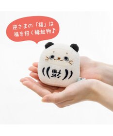 Mother garden しろたん 手のり ちりめん パンダだるま マスコット 店舗限定