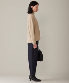 自由区 【洗える】スパングルミドルゲージ ニット