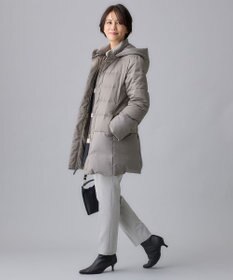 自由区 L 【撥水加工・洗える】TRギャバ裏起毛テーパード パンツ