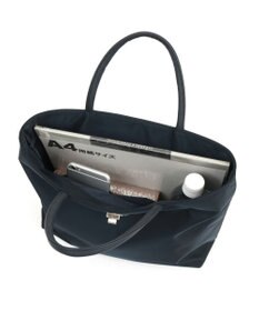 UNBILLION VERYコラボ　ペルケ perche / 牛革フラップナイロントートバッグ