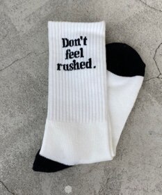 WEGO カラーロゴリブソックス