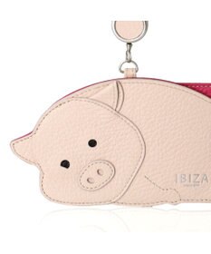IBIZA アニマーダ　牛革　リール付きパスケース