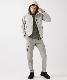 JOSEPH ABBOUD MOUNTAIN スラブシャンブレーストレッチ ブルゾン