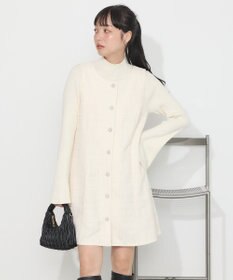 earth music&ecology ツイードミニワンピース